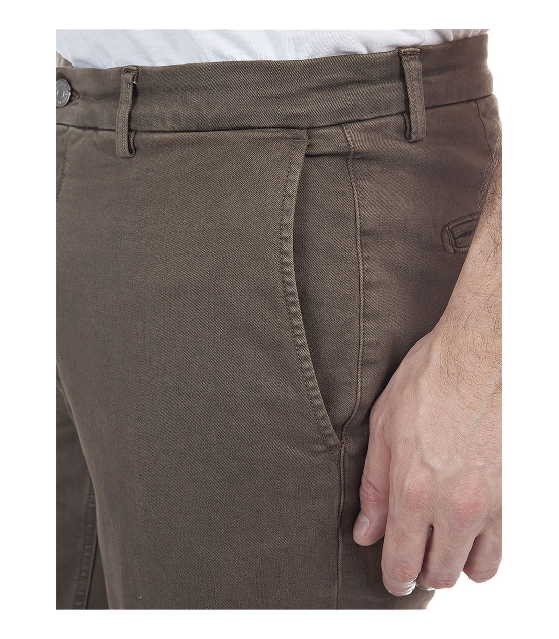 BENNI 10.5oz Hyperflex X-Lite スーパーストレッチ チノパンツ　 詳細画像 ディープマッド 6